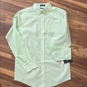 Big Boy Light Green Button-Down Shirt
